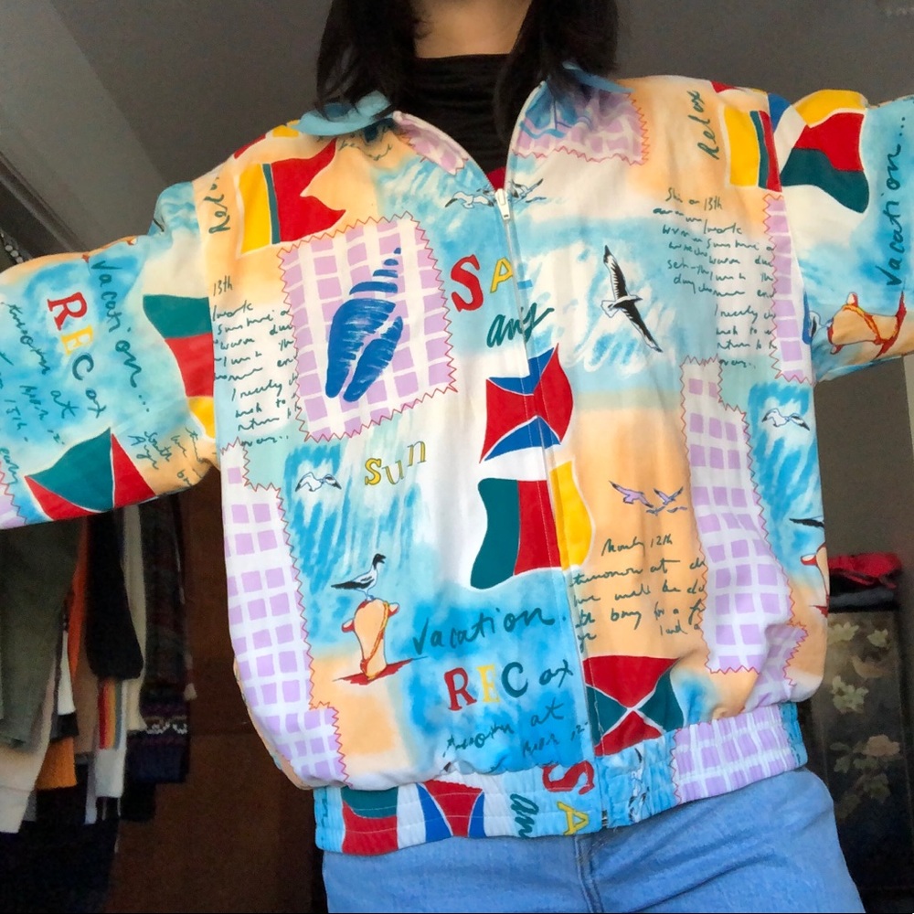 Oleg Cassini vacation jacket